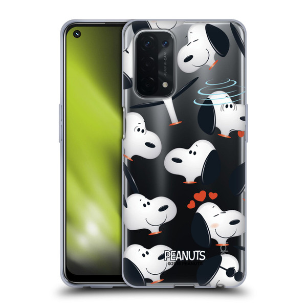 Peanuts Character Patterns Snoopy Soft Gel Case for OPPO A54 5G