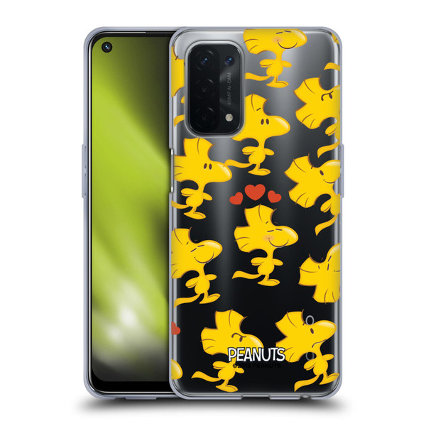 Peanuts Character Patterns Woodstock Soft Gel Case for OPPO A54 5G