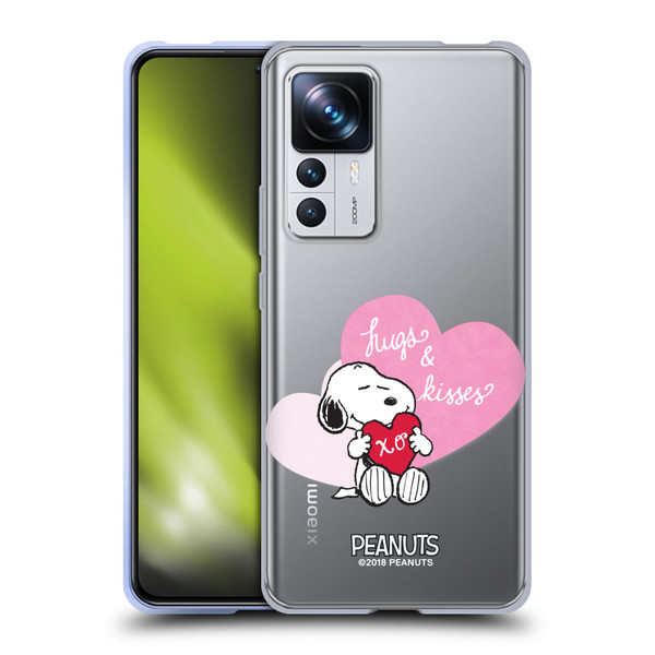 Peanuts Sealed With A Kiss Snoopy Hugs And Kisses Soft Gel Case for Xiaomi 12T Pro