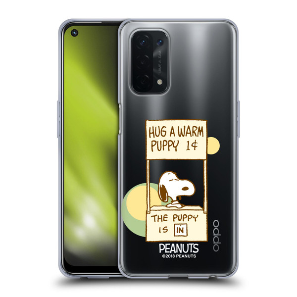 Peanuts Snoopy Hug Warm Soft Gel Case for OPPO A54 5G