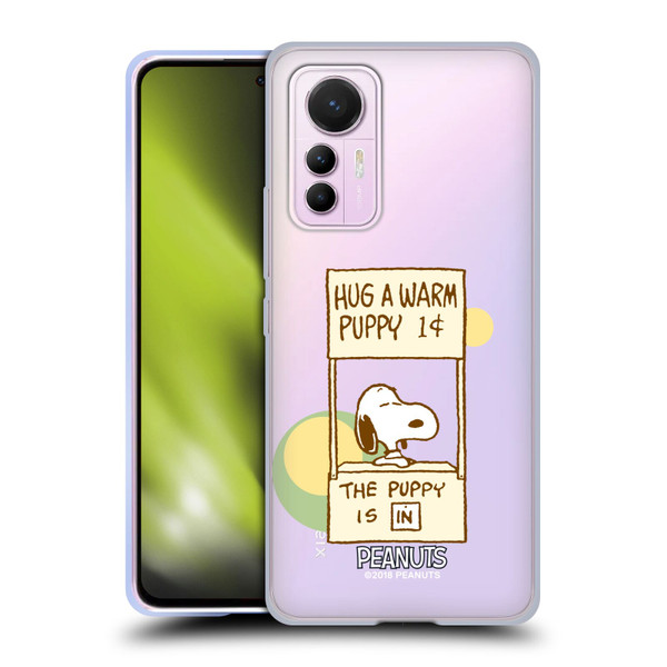 Peanuts Snoopy Hug Warm Soft Gel Case for Xiaomi 12 Lite