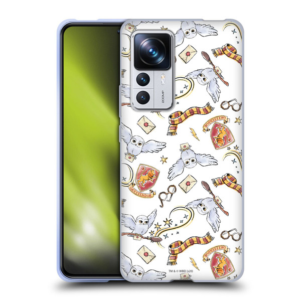 Harry Potter Deathly Hallows XIII Hedwig Owl Pattern Soft Gel Case for Xiaomi 12T Pro