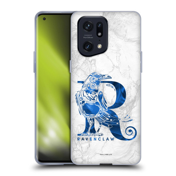 Harry Potter Deathly Hallows IX Ravenclaw Aguamenti Soft Gel Case for OPPO Find X5 Pro