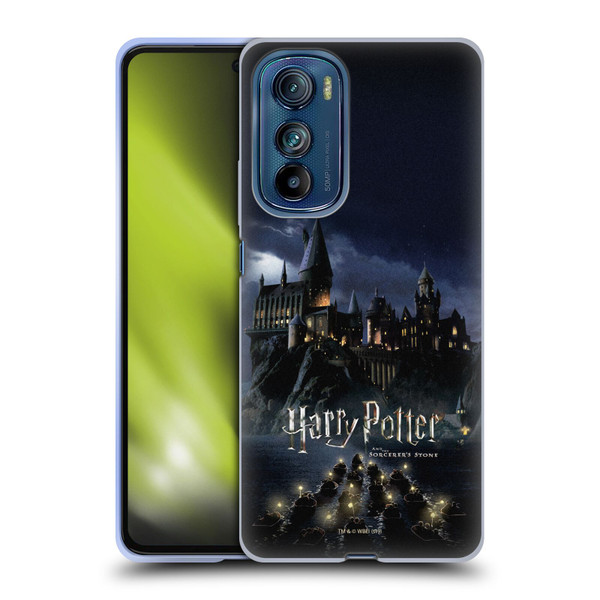 Harry Potter Sorcerer's Stone II Castle Soft Gel Case for Motorola Edge 30