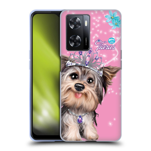 Animal Club International Royal Faces Yorkie Soft Gel Case for OPPO A57s