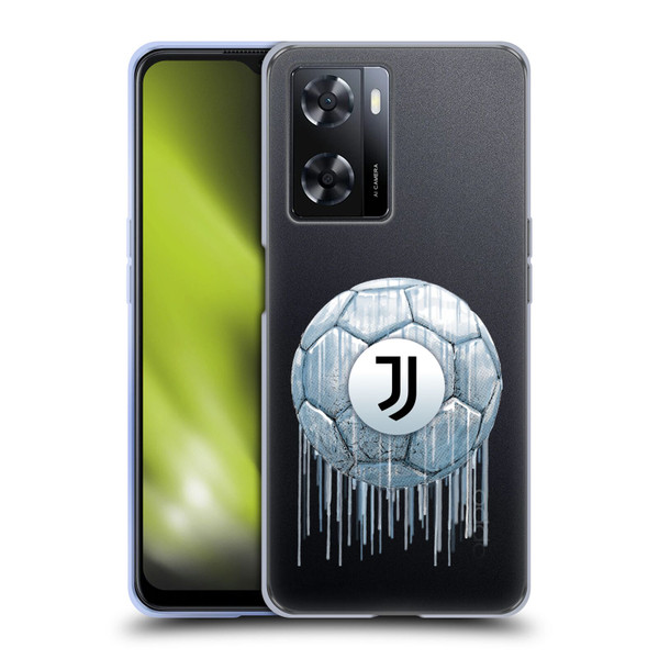 Juventus Football Club Drip Art Logo Soft Gel Case for OPPO A57s
