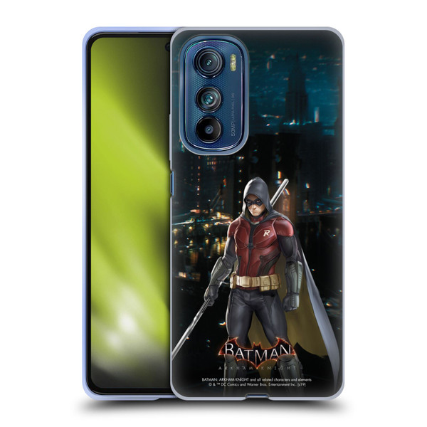 Batman Arkham Knight Characters Red Robin Soft Gel Case for Motorola Edge 30