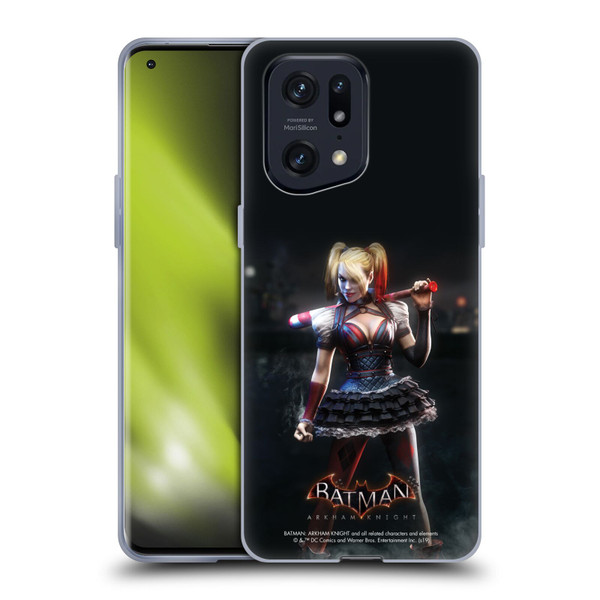 Batman Arkham Knight Characters Harley Quinn Soft Gel Case for OPPO Find X5 Pro