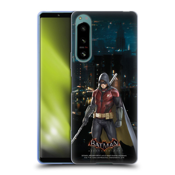 Batman Arkham Knight Characters Red Robin Soft Gel Case for Sony Xperia 5 IV