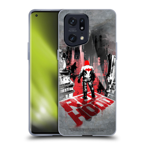 Batman Arkham Knight Graphics Red Hood Soft Gel Case for OPPO Find X5 Pro