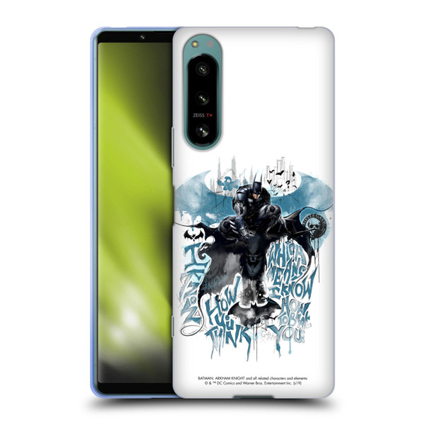 Batman Arkham Knight Graphics How You Think Soft Gel Case for Sony Xperia 5 IV