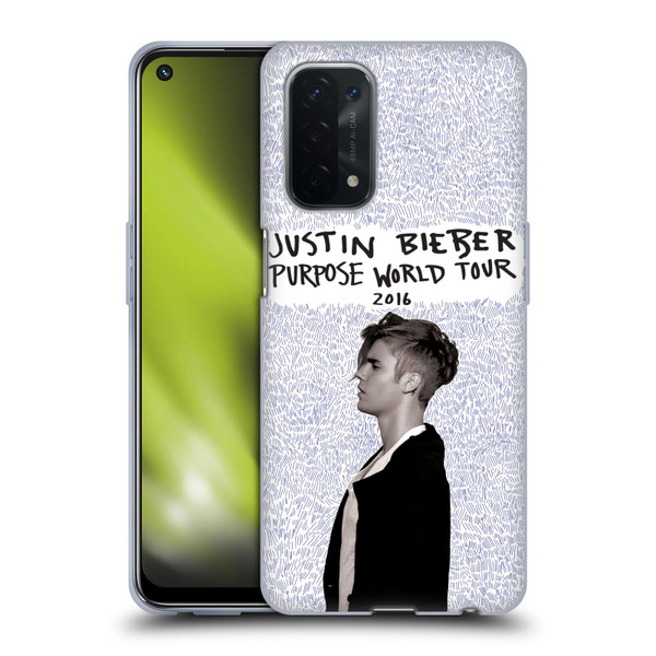 Justin Bieber Purpose World Tour 2016 Soft Gel Case for OPPO A54 5G