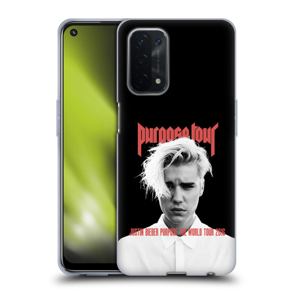 Justin Bieber Tour Merchandise Purpose Poster Soft Gel Case for OPPO A54 5G