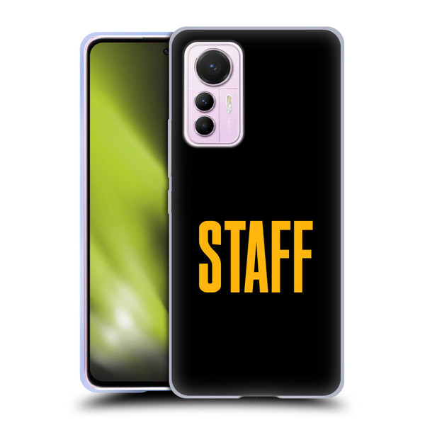 Justin Bieber Tour Merchandise Staff Soft Gel Case for Xiaomi 12 Lite
