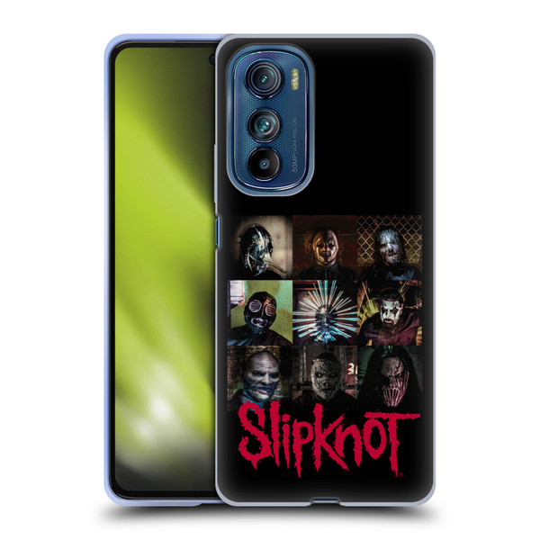 Slipknot Key Art Blocks Soft Gel Case for Motorola Edge 30