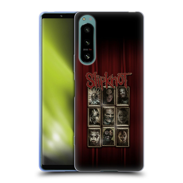 Slipknot Key Art Covered Faces Soft Gel Case for Sony Xperia 5 IV