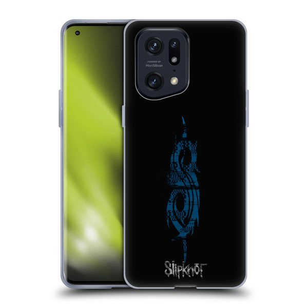 Slipknot We Are Not Your Kind Glitch Logo Soft Gel Case for OPPO Find X5 Pro