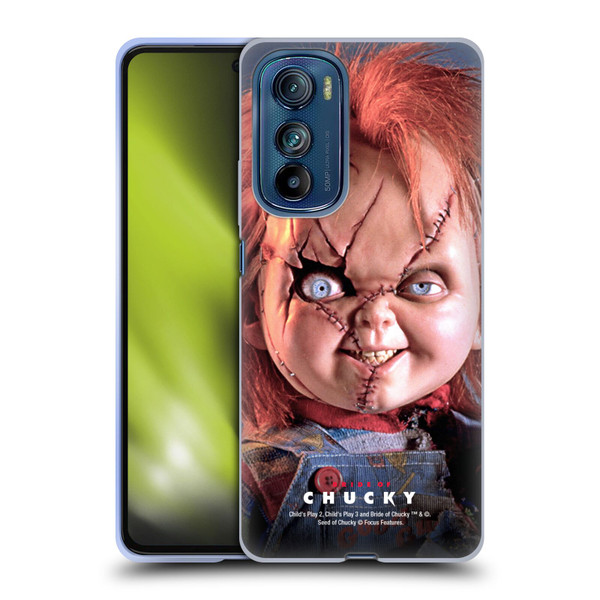 Bride of Chucky Key Art Doll Soft Gel Case for Motorola Edge 30