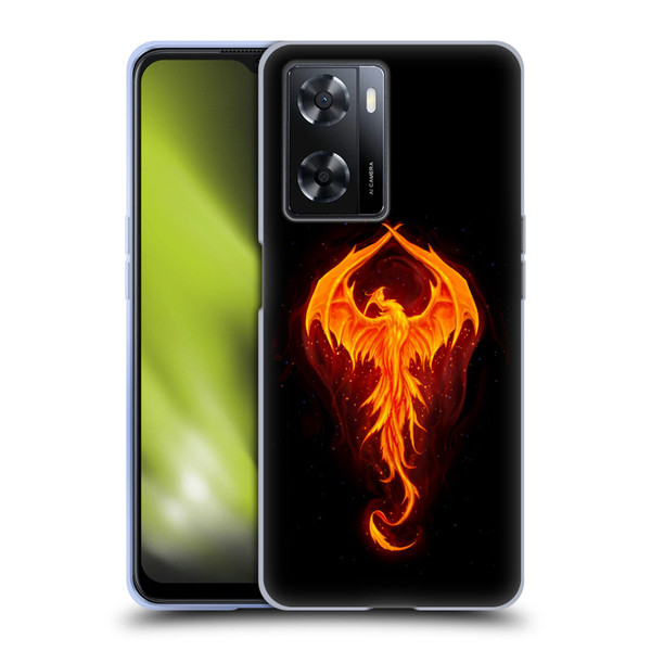 Christos Karapanos Dark Hours Dragon Phoenix Soft Gel Case for OPPO A57s