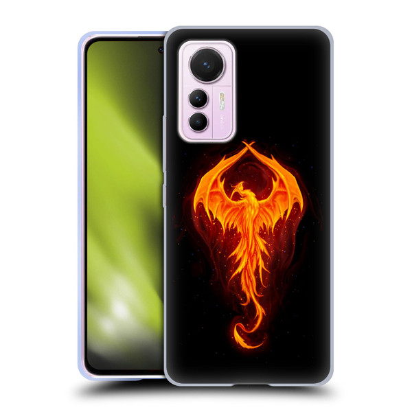 Christos Karapanos Dark Hours Dragon Phoenix Soft Gel Case for Xiaomi 12 Lite