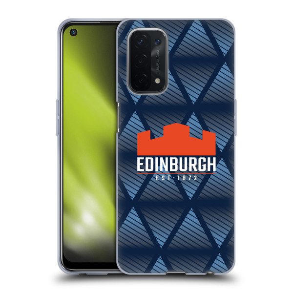 Edinburgh Rugby Graphics Pattern Soft Gel Case for OPPO A54 5G
