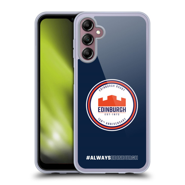 Edinburgh Rugby Graphics 150th Logo Soft Gel Case for Samsung Galaxy A14 5G