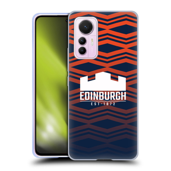 Edinburgh Rugby Graphics Pattern Gradient Soft Gel Case for Xiaomi 12 Lite