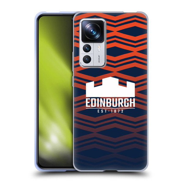 Edinburgh Rugby Graphics Pattern Gradient Soft Gel Case for Xiaomi 12T Pro