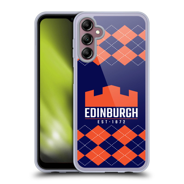 Edinburgh Rugby Logo 2 Argyle Soft Gel Case for Samsung Galaxy A14 5G