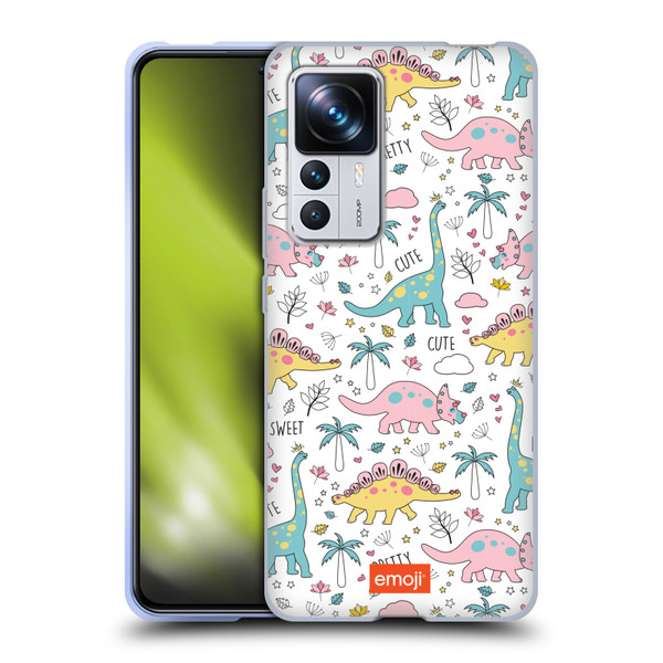 emoji® Cutesy Dinosaurs Soft Gel Case for Xiaomi 12T Pro