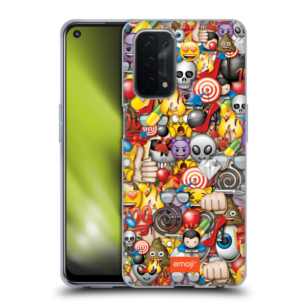 emoji® Full Patterns Assorted Soft Gel Case for OPPO A54 5G