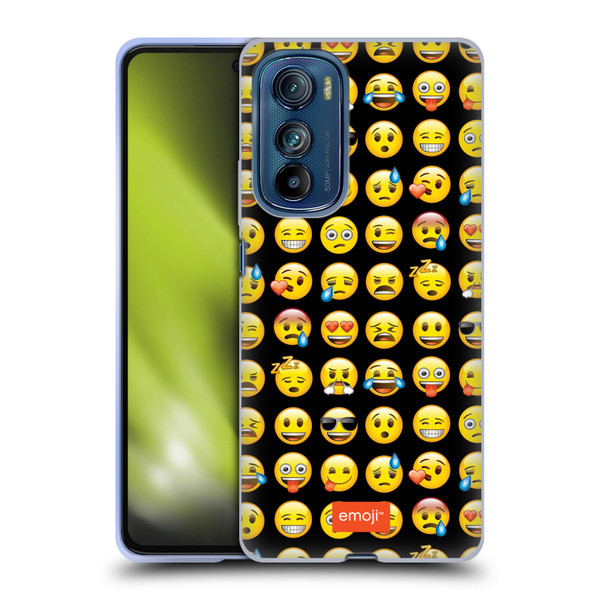 emoji® Smileys Pattern Soft Gel Case for Motorola Edge 30