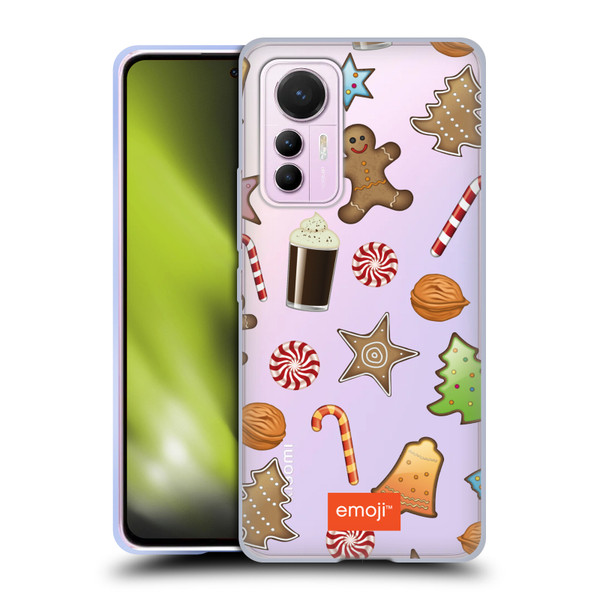 emoji® Winter Wonderland Christmas Cookies Soft Gel Case for Xiaomi 12 Lite