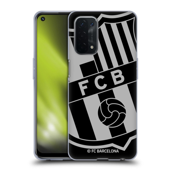 FC Barcelona Crest Oversized Soft Gel Case for OPPO A54 5G