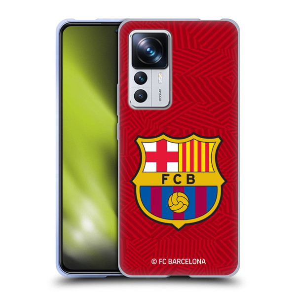 FC Barcelona Crest Red Soft Gel Case for Xiaomi 12T Pro