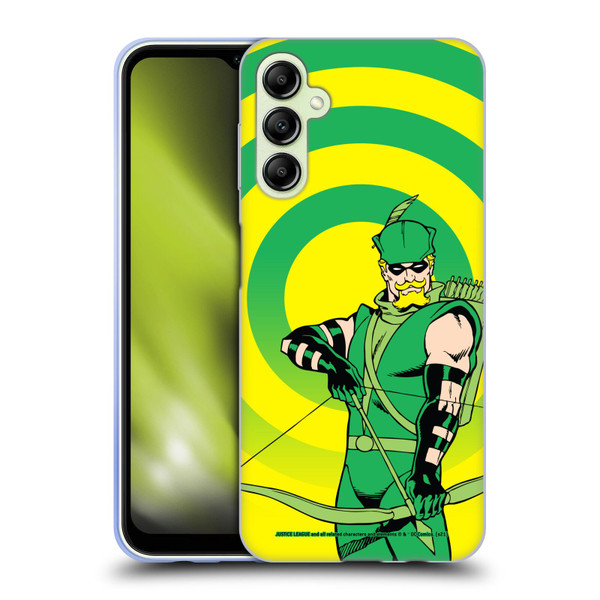Justice League DC Comics Green Arrow Comic Art Classic Soft Gel Case for Samsung Galaxy A14 5G