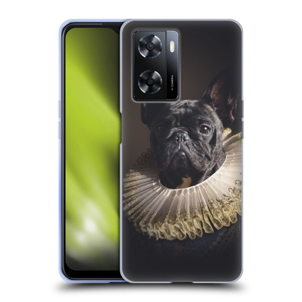 Klaudia Senator French Bulldog 2 King Soft Gel Case for OPPO A57s