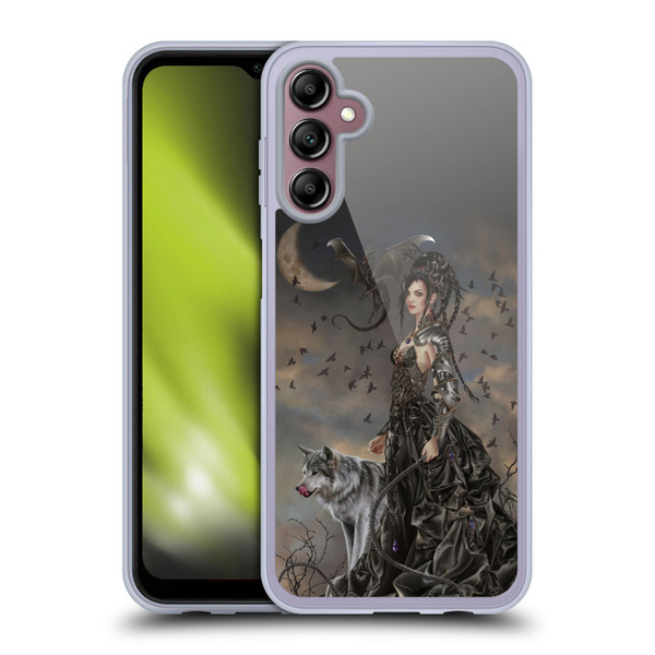 Nene Thomas Crescents Gothic Fairy Woman With Wolf Soft Gel Case for Samsung Galaxy A14 5G