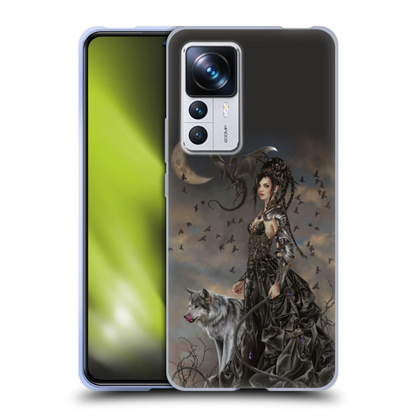 Nene Thomas Crescents Gothic Fairy Woman With Wolf Soft Gel Case for Xiaomi 12T Pro