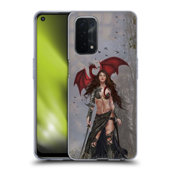 Nene Thomas Gothic Dragon Witch Warrior Sword Soft Gel Case for OPPO A54 5G