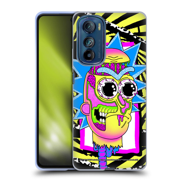 Rick And Morty Season 1 & 2 Graphics Rick Soft Gel Case for Motorola Edge 30