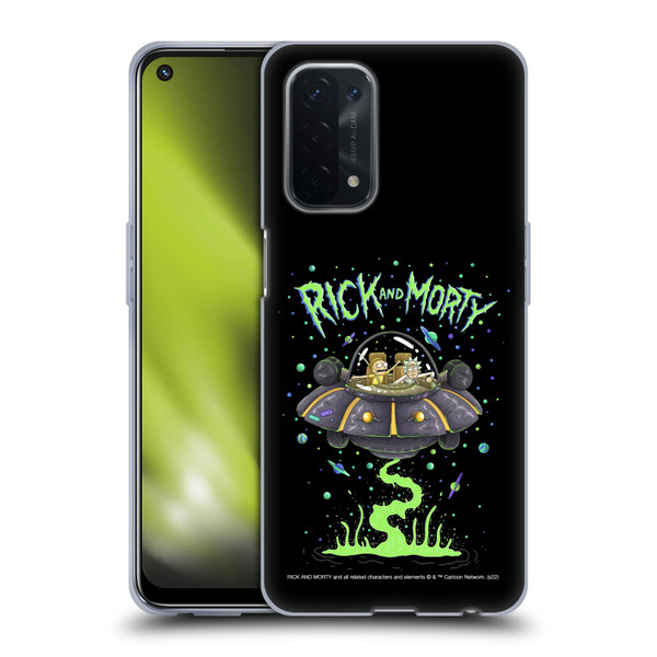 Rick And Morty Season 1 & 2 Graphics The Space Cruiser Soft Gel Case for OPPO A54 5G