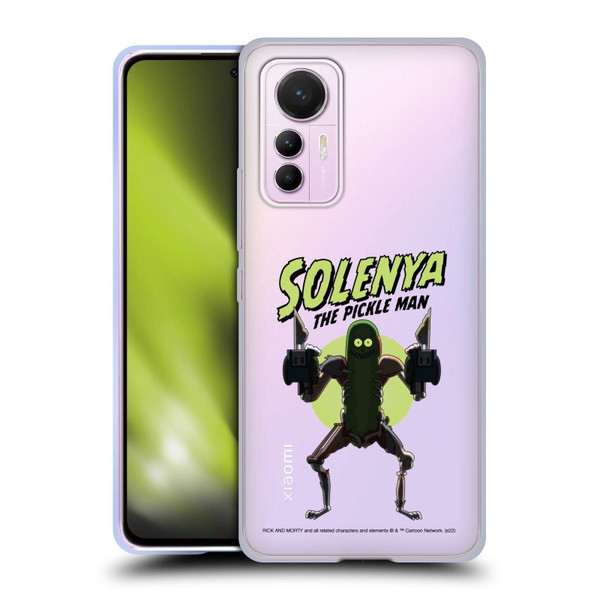 Rick And Morty Season 3 Character Art Pickle Rick Soft Gel Case for Xiaomi 12 Lite