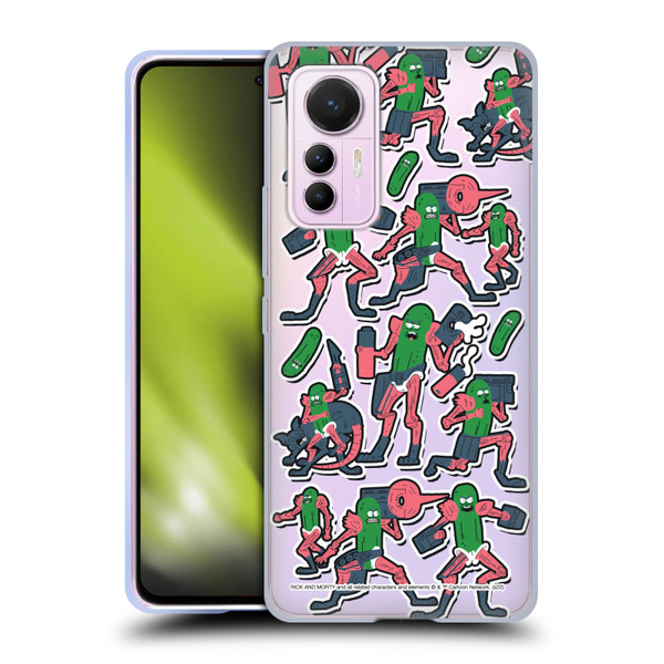 Rick And Morty Season 3 Character Art Pickle Rick Stickers Print Soft Gel Case for Xiaomi 12 Lite