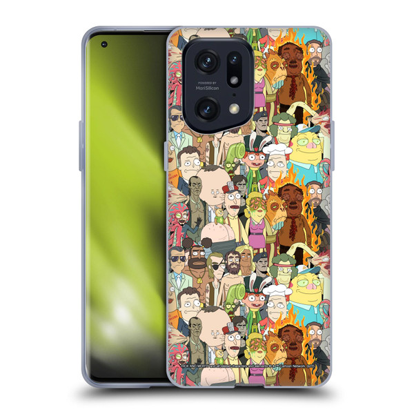 Rick And Morty Season 3 Graphics Interdimensional Space Cable Soft Gel Case for OPPO Find X5 Pro