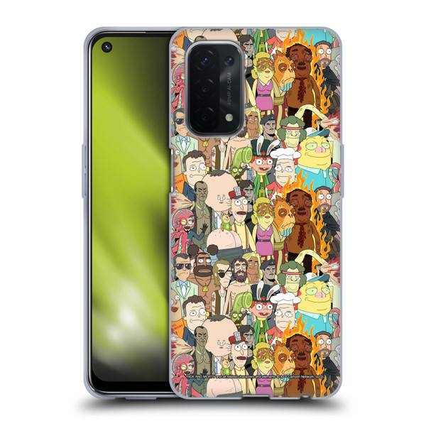 Rick And Morty Season 3 Graphics Interdimensional Space Cable Soft Gel Case for OPPO A54 5G