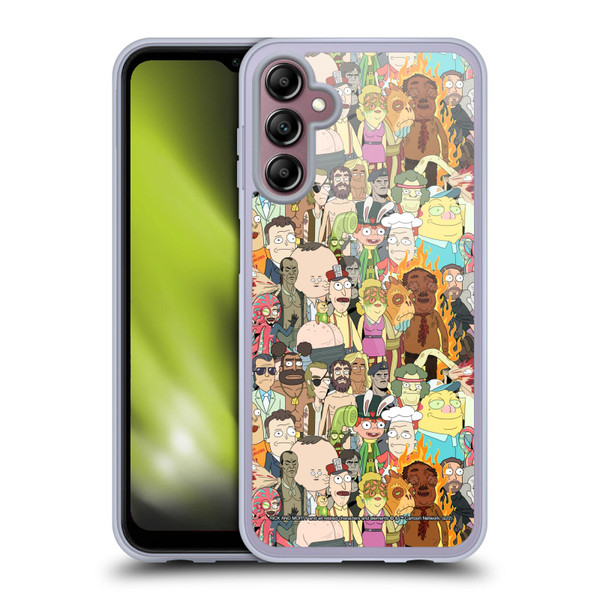 Rick And Morty Season 3 Graphics Interdimensional Space Cable Soft Gel Case for Samsung Galaxy A14 5G