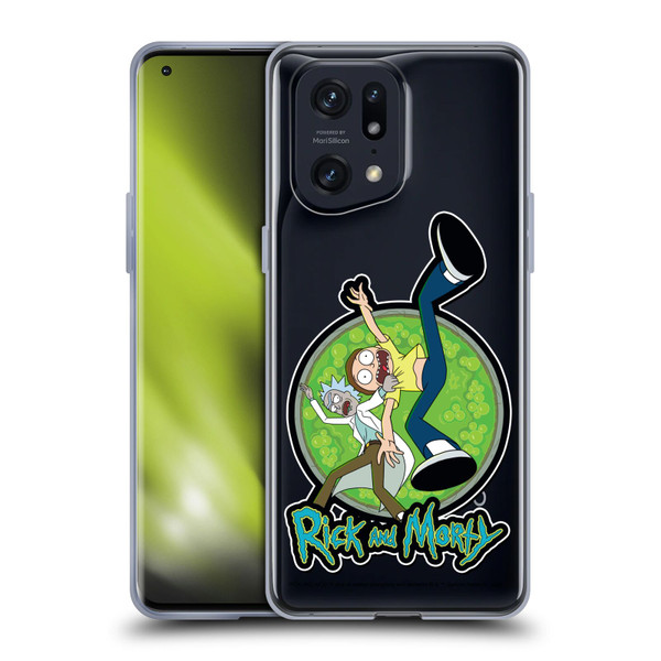 Rick And Morty Season 4 Graphics Character Art Soft Gel Case for OPPO Find X5 Pro