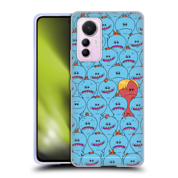 Rick And Morty Season 4 Graphics Mr. Meeseeks Pattern Soft Gel Case for Xiaomi 12 Lite