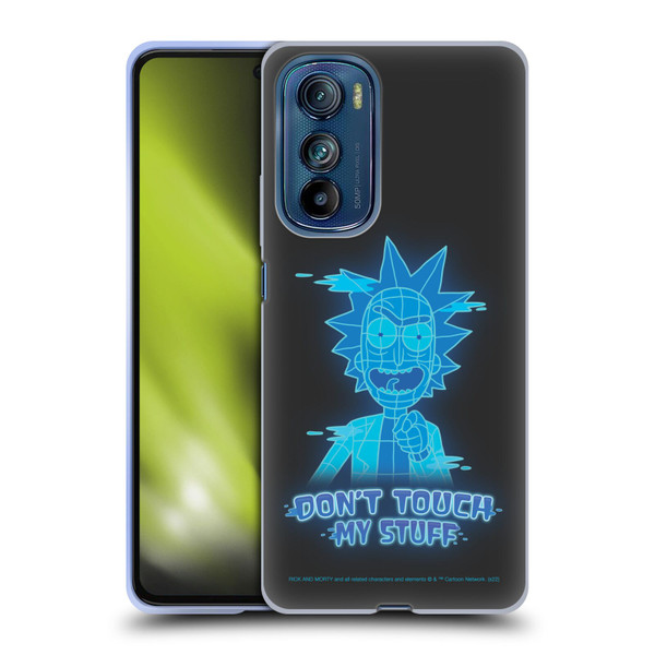 Rick And Morty Season 5 Graphics Don't Touch My Stuff Soft Gel Case for Motorola Edge 30